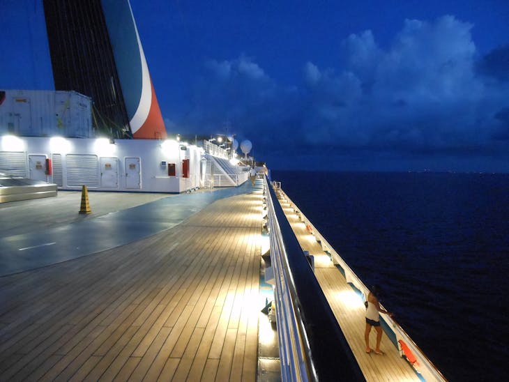 Love dusk on the ship - Carnival Freedom