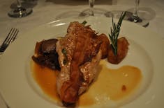 Roasted chicken in main dining room on Royal Princess