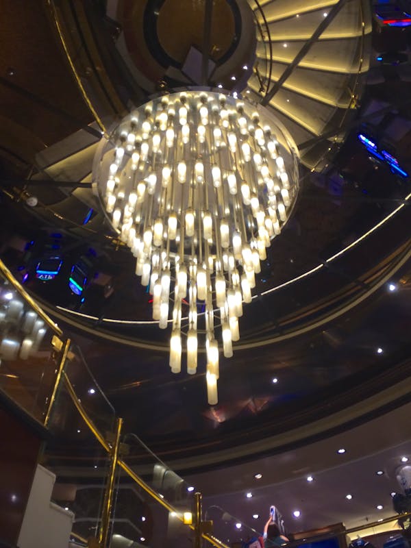 Light Fixture in Casino - Regal Princess