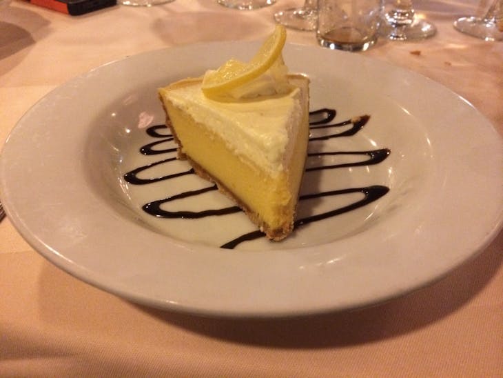 Key Lime Pie in Main Dining Room - Carnival Ecstasy