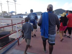 Philipsburg, St. Maarten - Hustling to get back on board