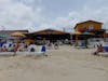 Beach Bar at Runaway Bay. We were the only ship in Port so no crowds. Loved it!