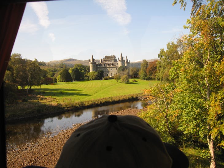 Castles everywhere in West Scotland - Royal Princess