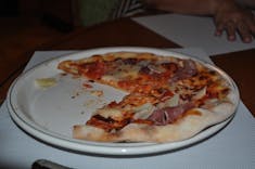 Pizza at Alfredo's on Royal Princess