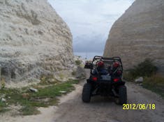 Grand Turk Island - Lime stone quarry that we drove through on the dune buggy excursion.