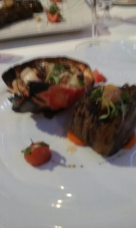 Surf and turf at the Steakhouse - Carnival Liberty