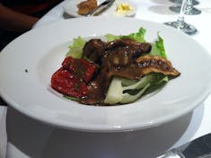 Roasted vegetable salad in Dining room on Royal Princess