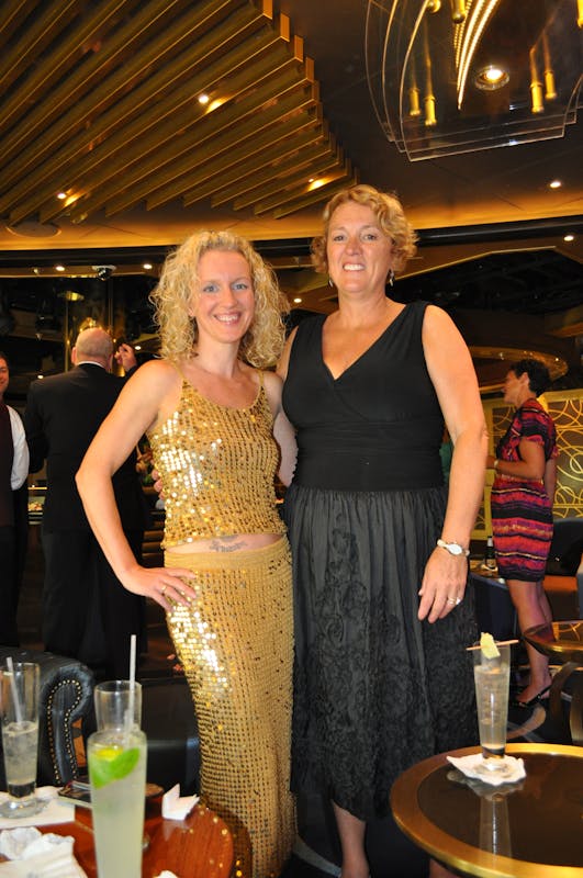 Dana and Brenda on Royal Princess formal night - Royal Princess