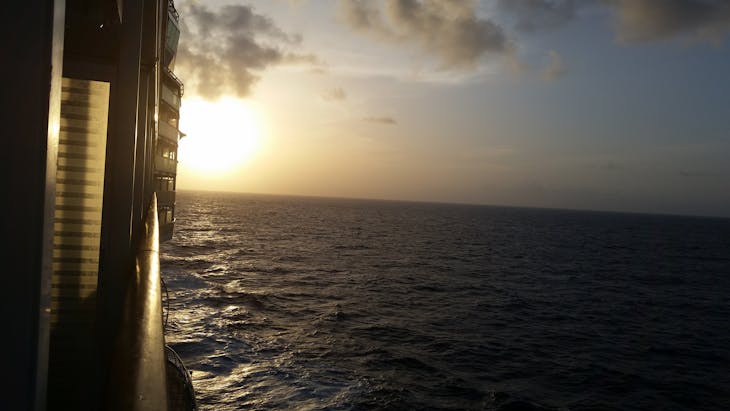 Evening view from balcony - Freedom of the Seas