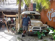 Costa Maya (Mahahual), Mexico - The good old days of transport