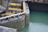 Going through the Canal locks