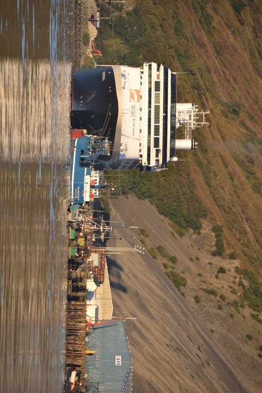 Kodiak, Alaska - Ship in Port - Kodiak Alaska