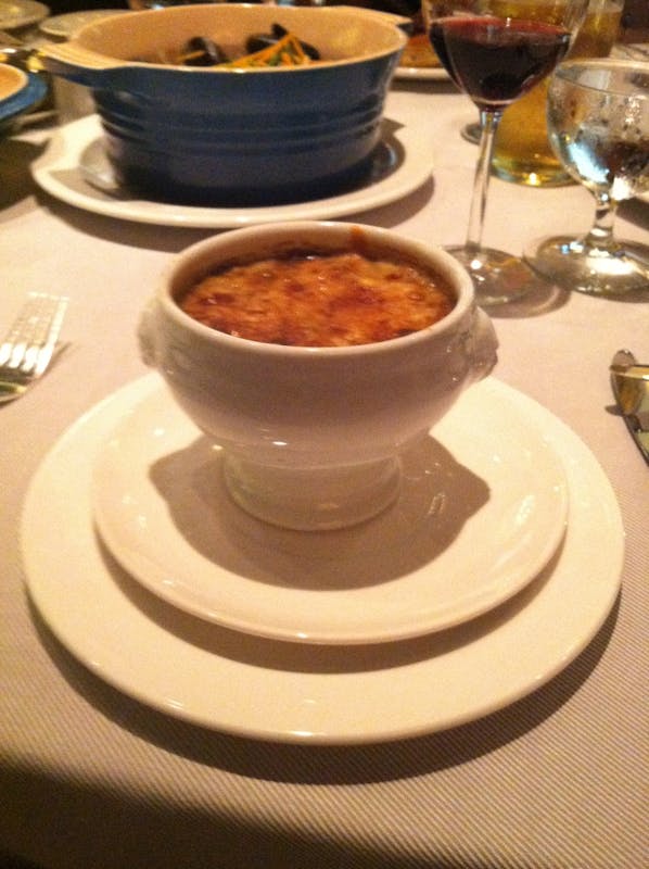 French onion soup at Crown Grill on Royal Princess - Royal Princess