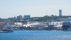 Nassau, Bahamas - The port area in Nassau