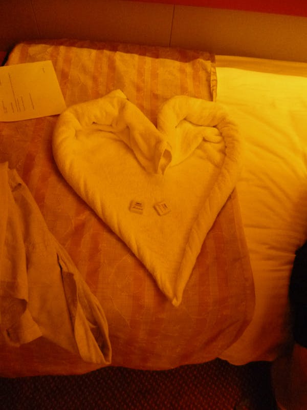 Our towel heart! - Carnival Elation