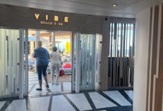 Entrance to VIBE Beach Club on Norwegian Prima 