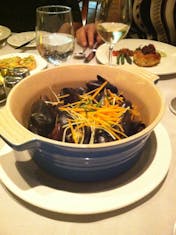 Mussels at Crown Grill on Royal Princess