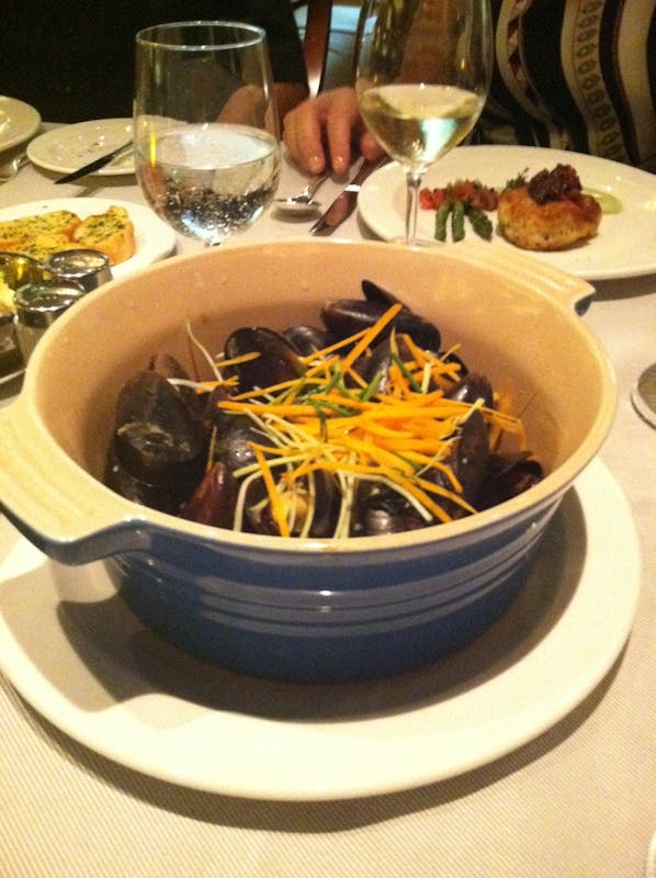 Mussels at Crown Grill on Royal Princess - Royal Princess