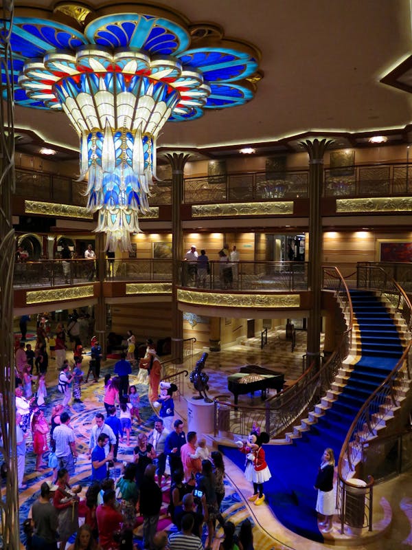 Grand Atrium and Staircase - Disney Dream