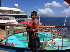 Basseterre, St. Kitts - Aft pool deck