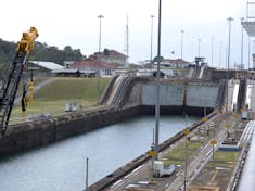 Panama Canal Transit - Going through the Canal locks