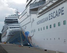 Charlotte Amalie, St. Thomas - The Norwegian Escape & Carnival Glory, two great ships to sail on