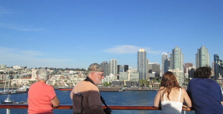 San Diego, California - On board the Westerdam