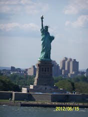 Lady Liberty standing proud and tall.