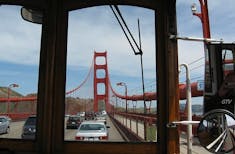 San Francisco, California - Crossing the Golden Gate Bridge