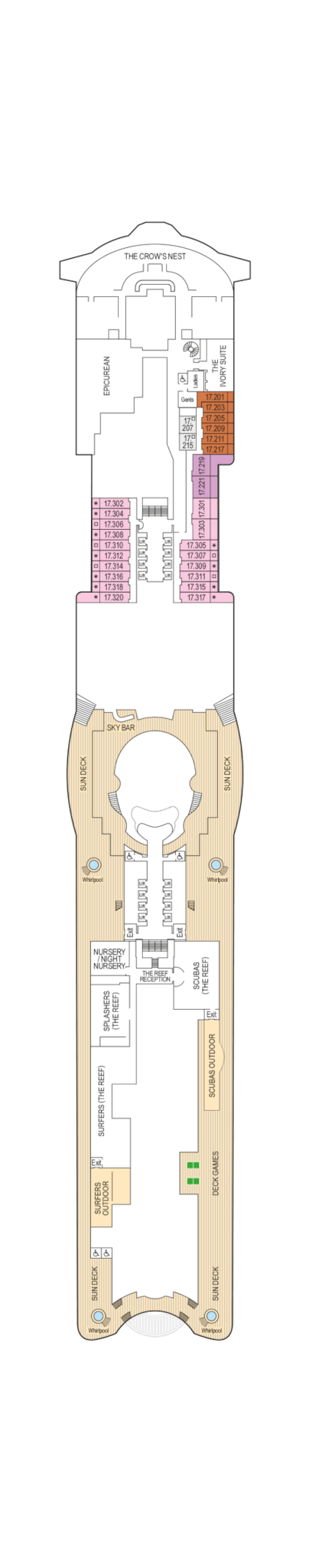 Arvia deck plans - Cruiseline.com
