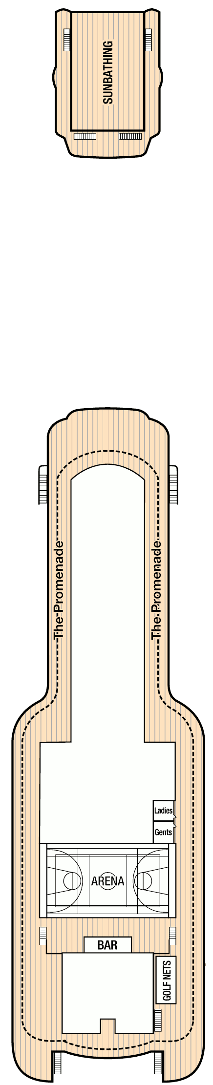 Britannia Deck Plans - Cruiseline.com