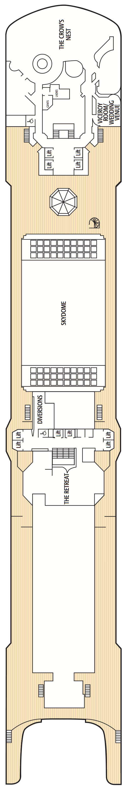 Arcadia Deck Plans - Cruiseline.com