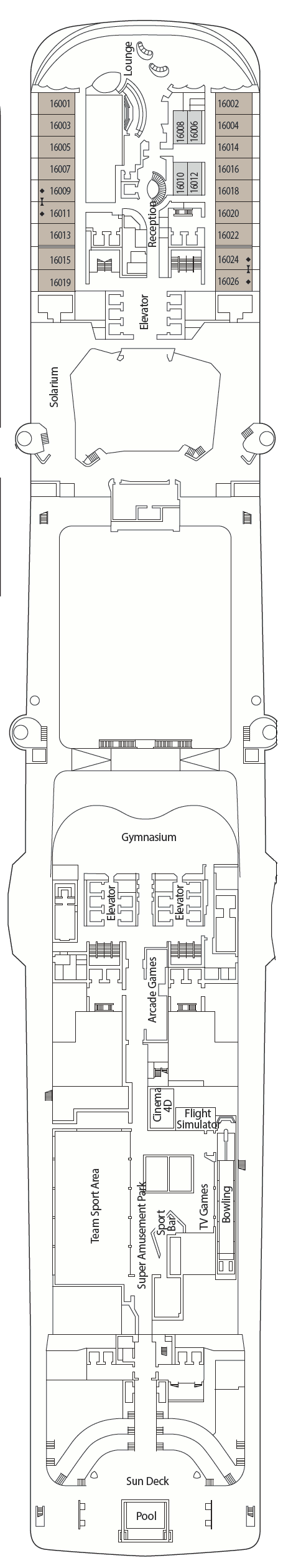 MSC Meraviglia deck plans - Cruiseline.com