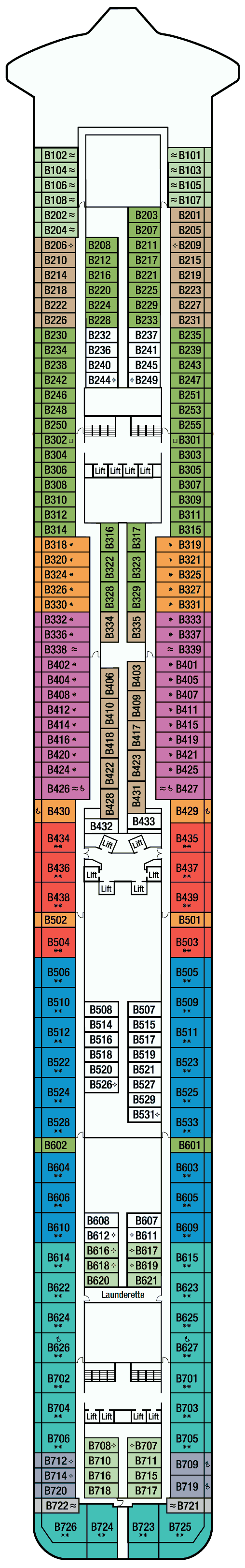 Britannia Deck Plans - Cruiseline.com