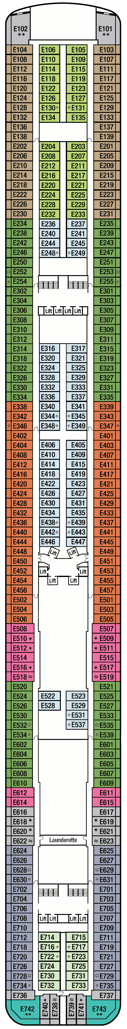 Britannia deck plans - Cruiseline.com