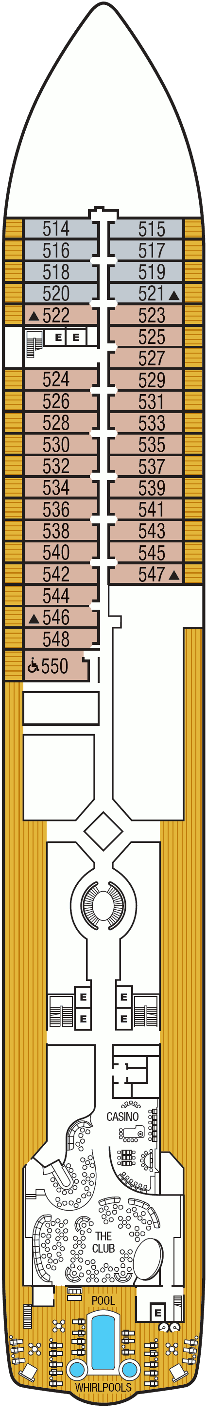 Seabourn Encore deck plans - Cruiseline.com