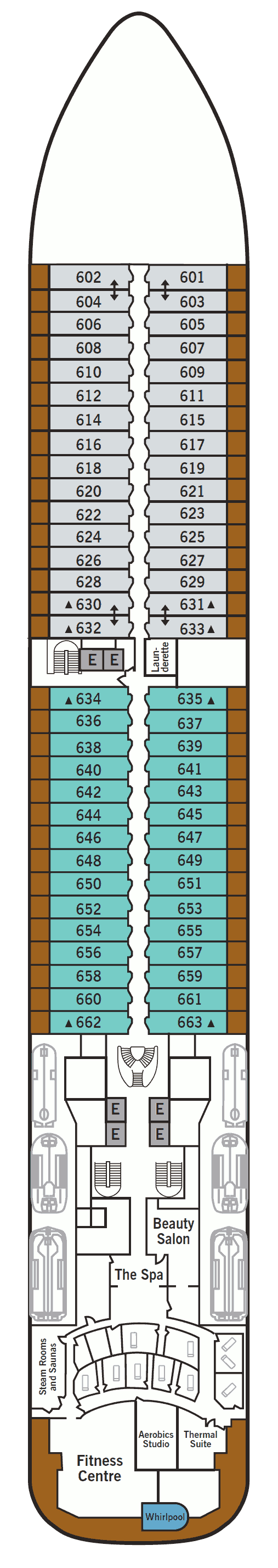 Silver Muse deck plans - Cruiseline.com