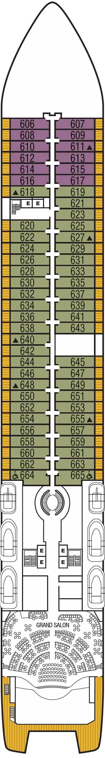 Seabourn Encore deck plans - Cruiseline.com