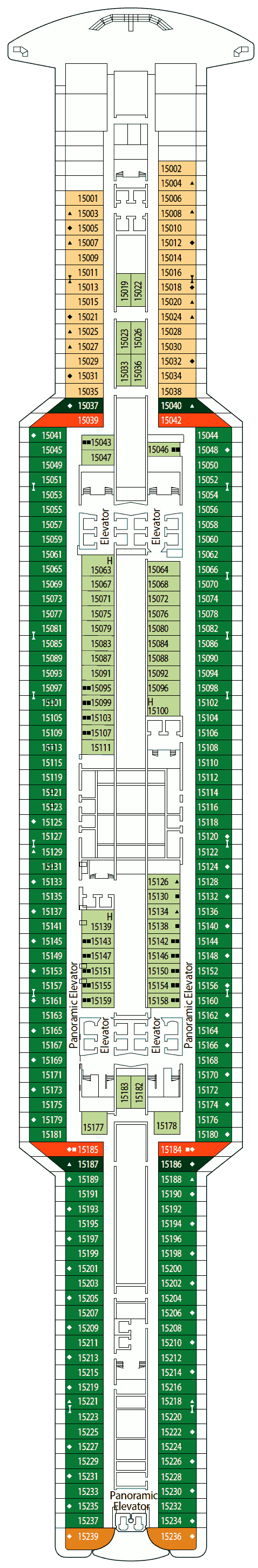 Msc Seaside Deck Plans - Cruiseline.com